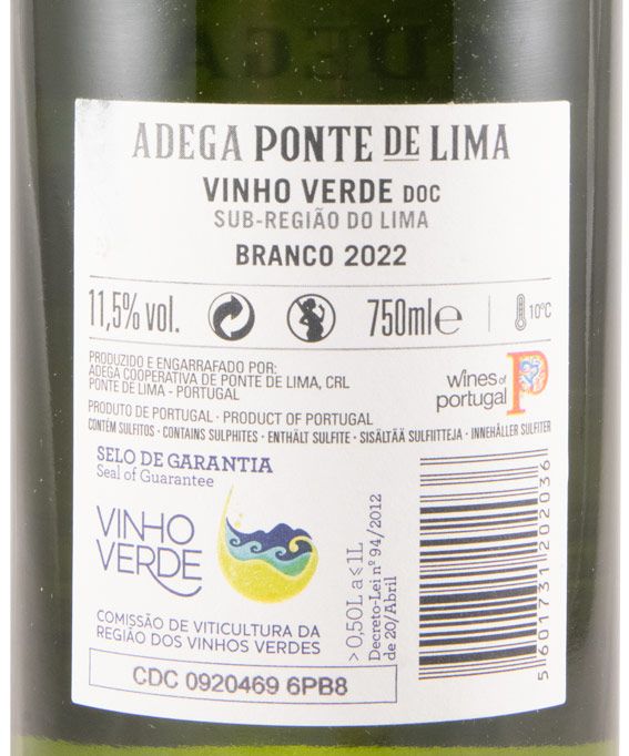 2022 Ponte Lima white