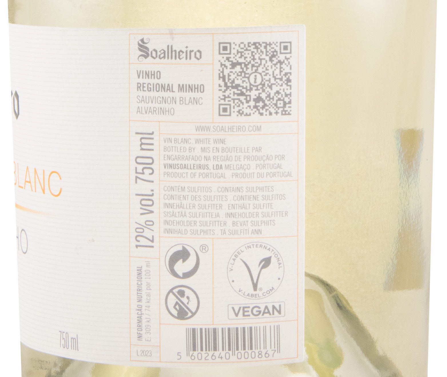 2023 Soalheiro Sauvignon Blanc & Alvarinho branco