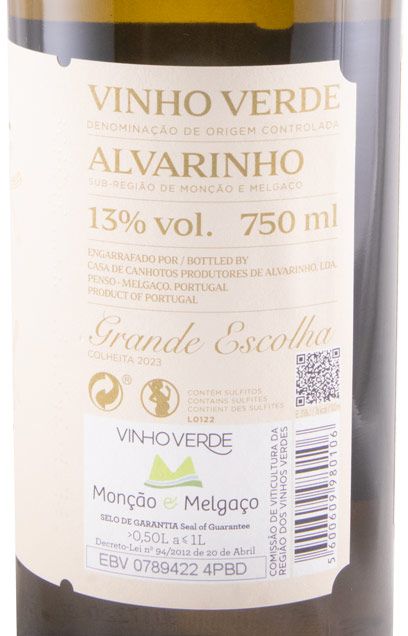 2023 Casa de Canhotos Alvarinho white
