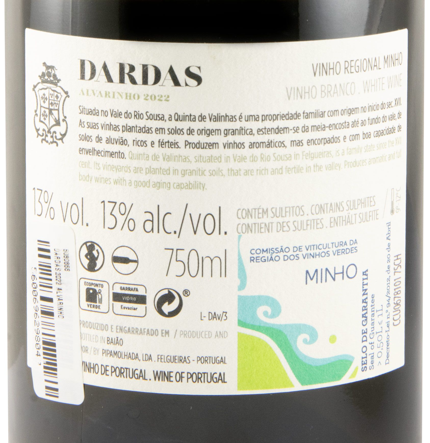 2022 Dardas Alvarinho white