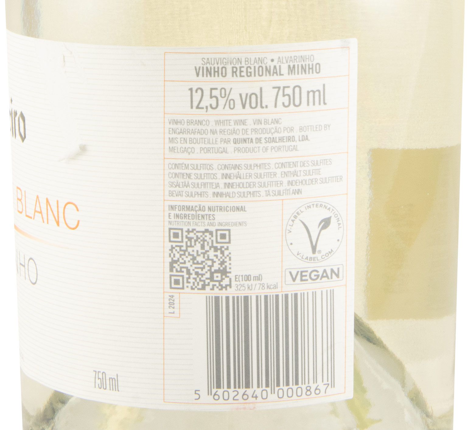 2024 Soalheiro Sauvignon Blanc branco