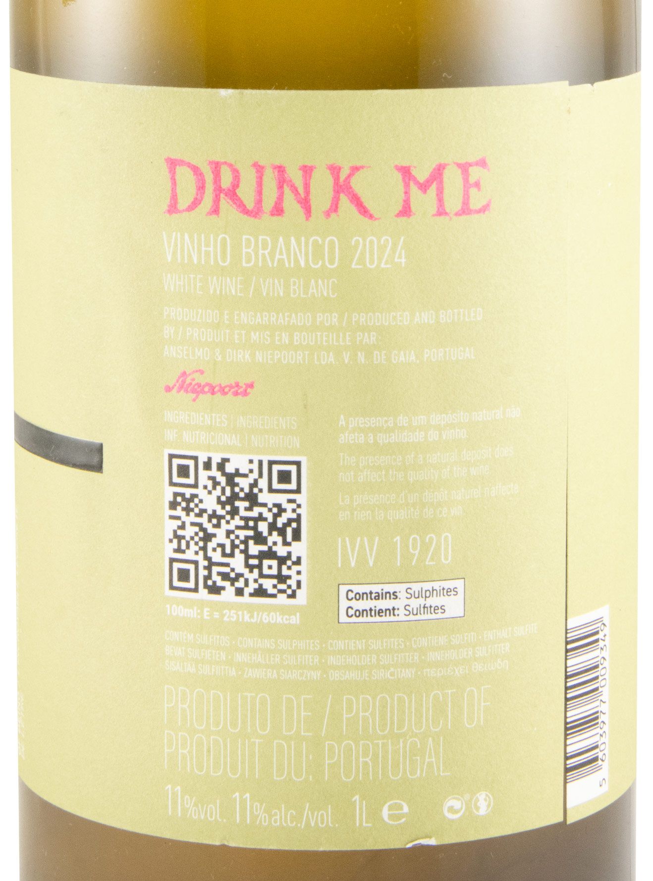 2024 Niepoort Drink Me Nat Cool white 1L