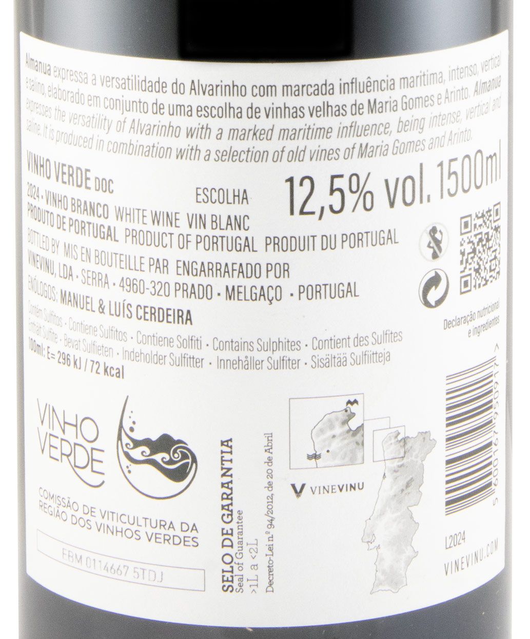 2024 Almanua Terroir Marítimo white 1.5L