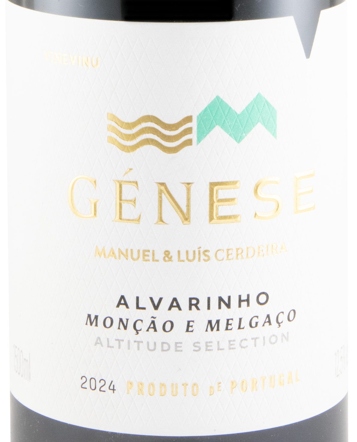 2024 Génese Terroir Montanha Altitude Selection Alvarinho branco 1,5L (rótulo danificado)