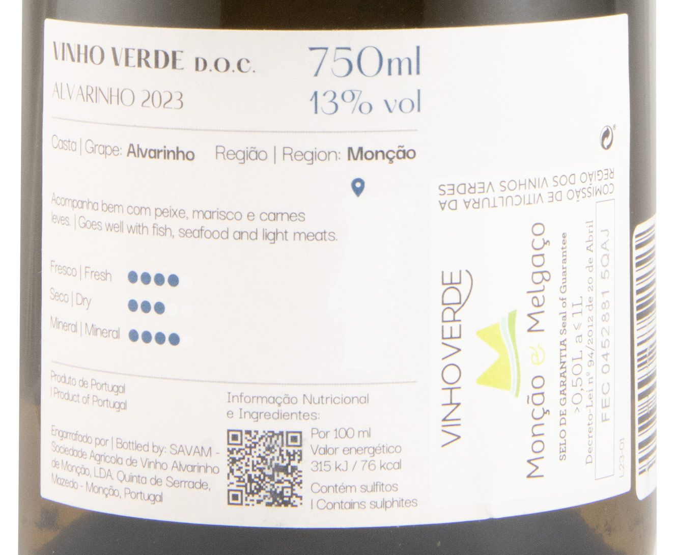 2023 Odassia Alvarinho branco
