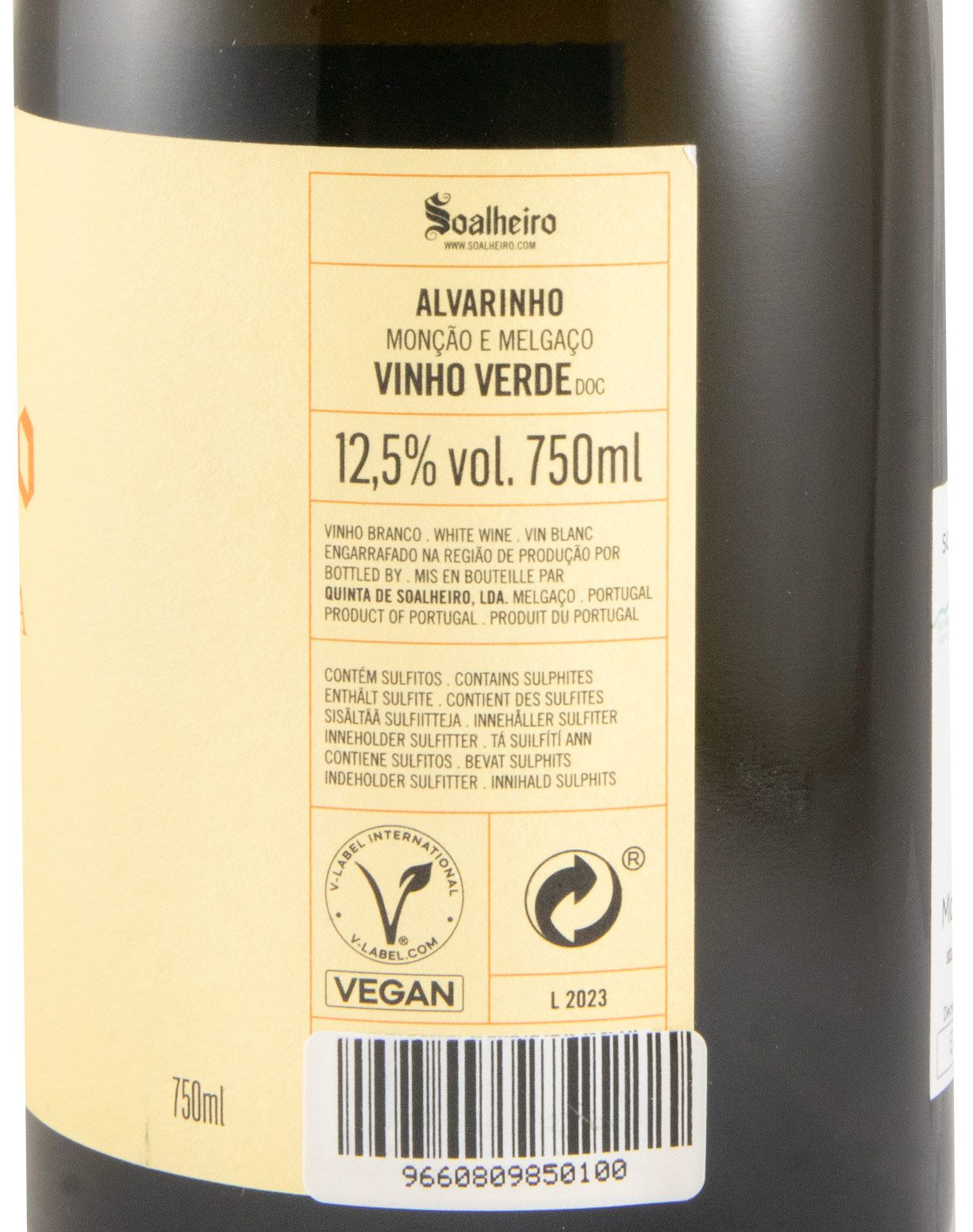 2023 Soalheiro Alvarinho Reserva white