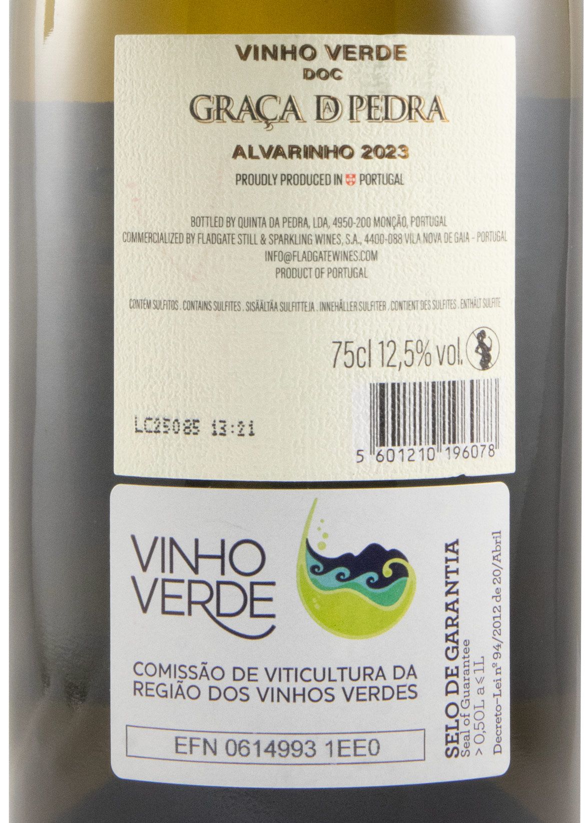 2023 Graça da Pedra Alvarinho branco