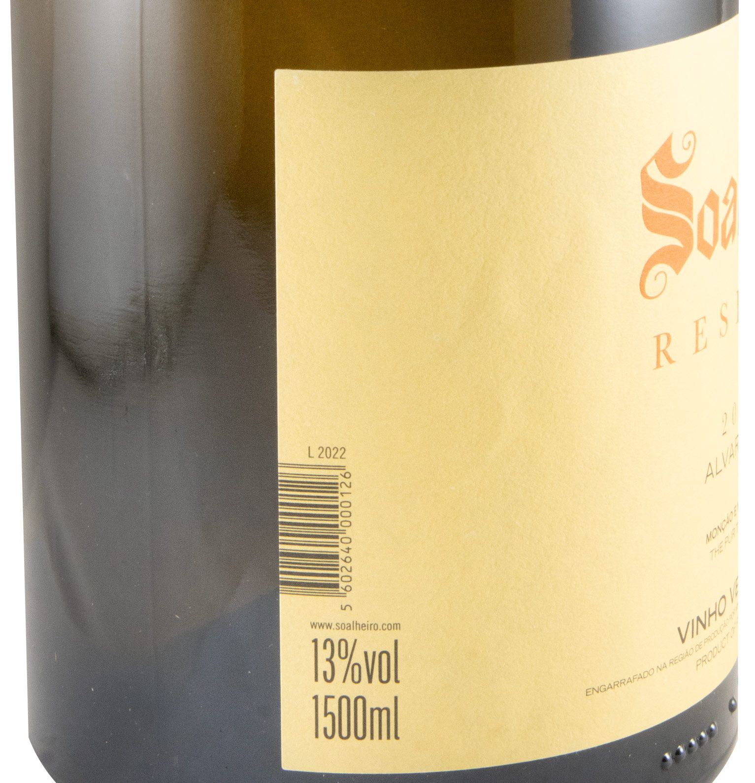 2022 Soalheiro Alvarinho Reserva white 1.5L