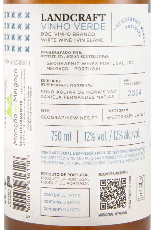 2024 Landcraft Alvarinho branco