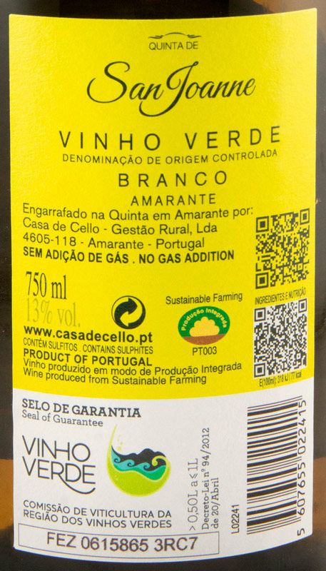 2024 Quinta de San Joanne Terroir Mineral white