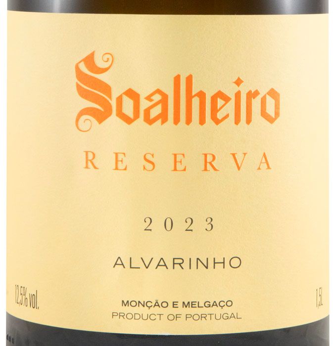 2023 Soalheiro Alvarinho Reserva branco 1,5L