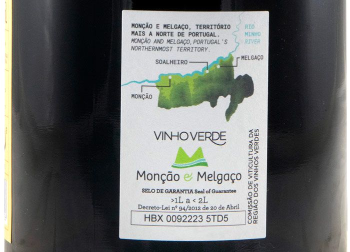 2023 Soalheiro Alvarinho Reserva branco 1,5L