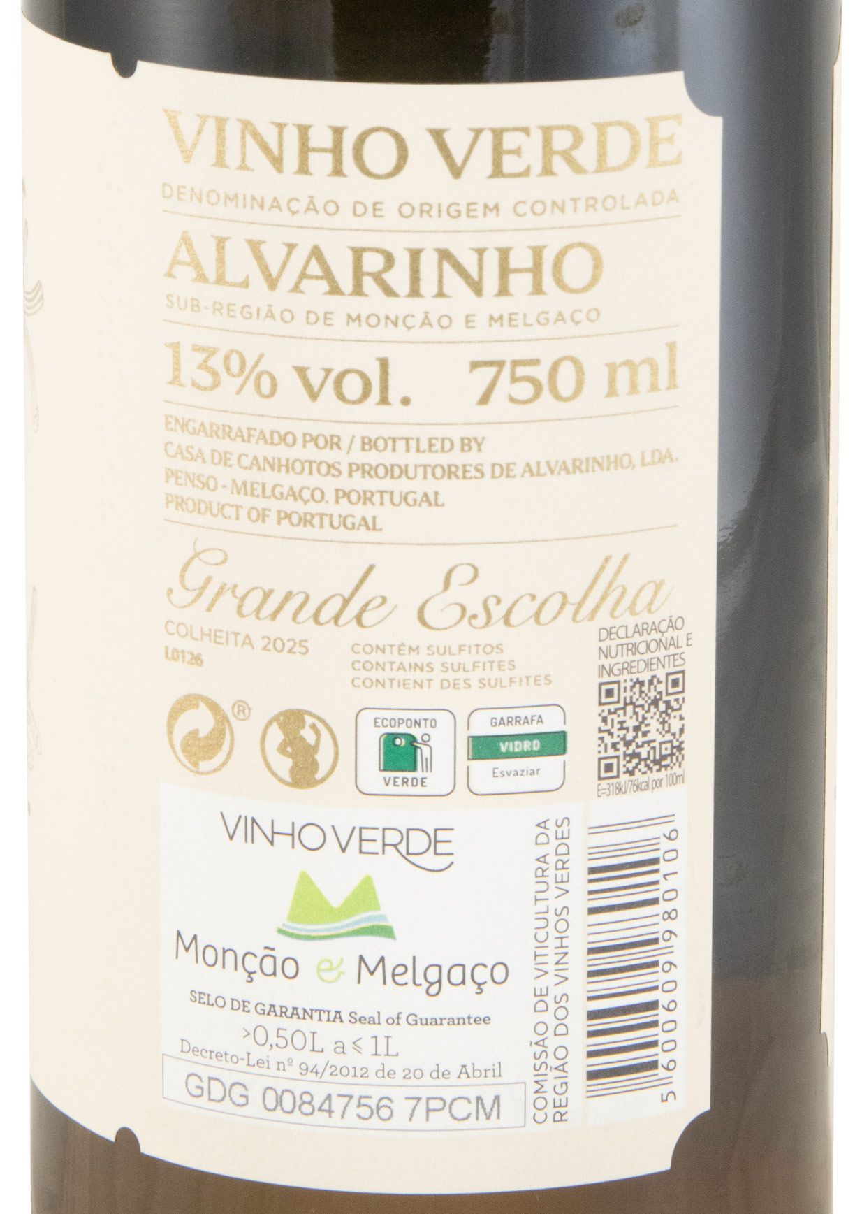 2025 Casa de Canhotos Alvarinho branco