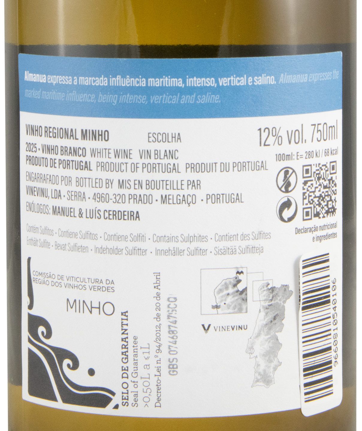 2025 Almanua Terroir Marítimo branco