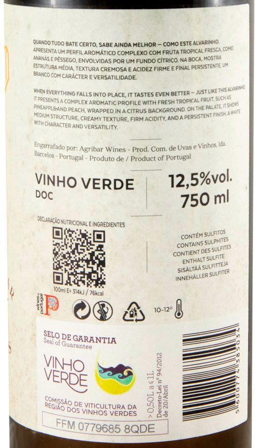 2024 Contas Feitas Alvarinho white