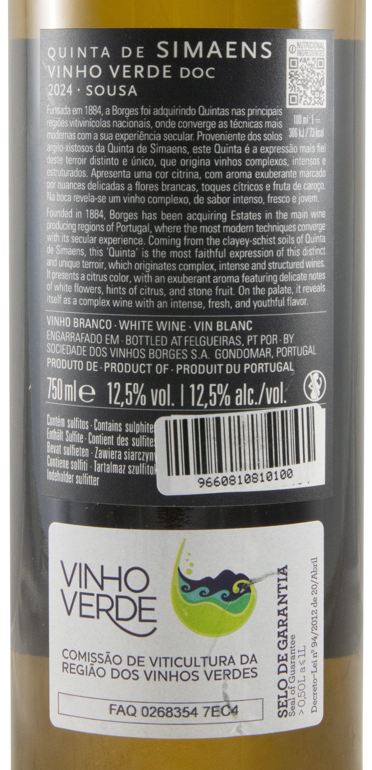 2024 Borges Quinta de Simaens branco