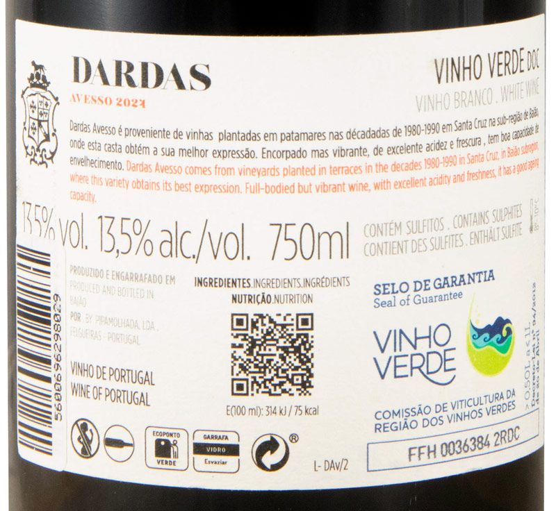 2024 Dardas Avesso branco