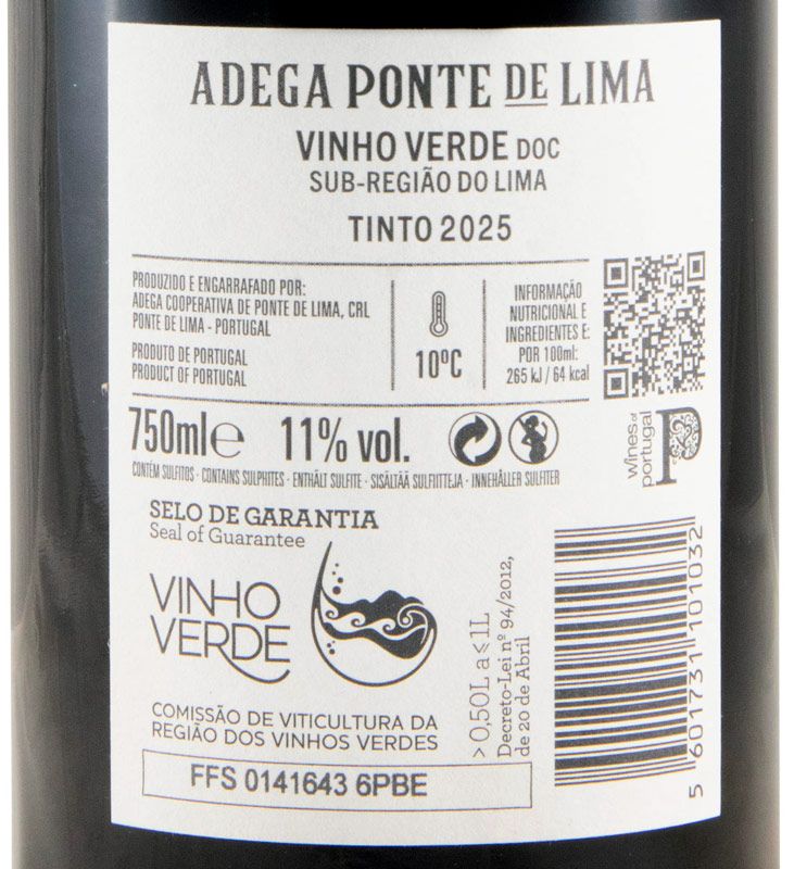 2022 Ponte de Lima tinto