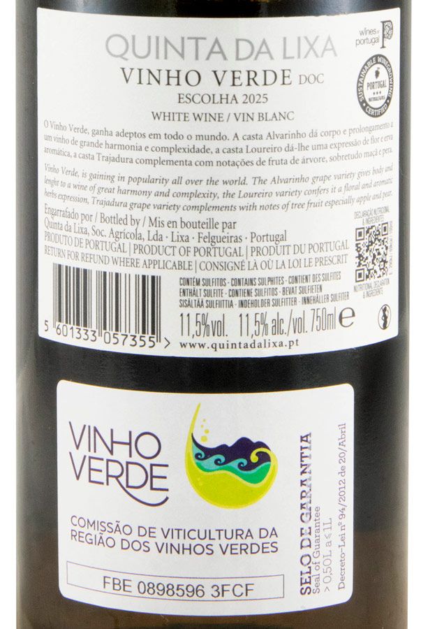 2025 Quinta da Lixa Escolha branco