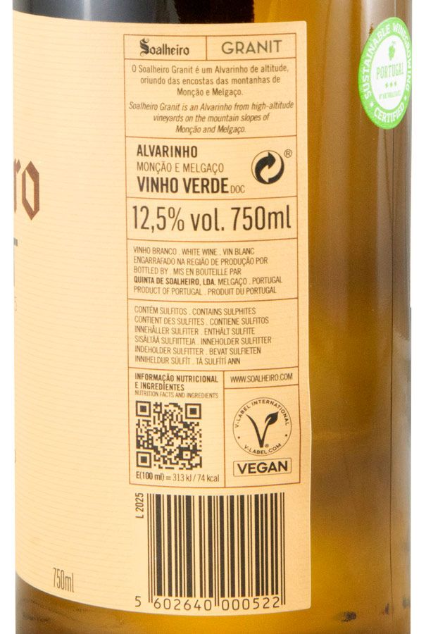 2025 Soalheiro Granit Alvarinho white