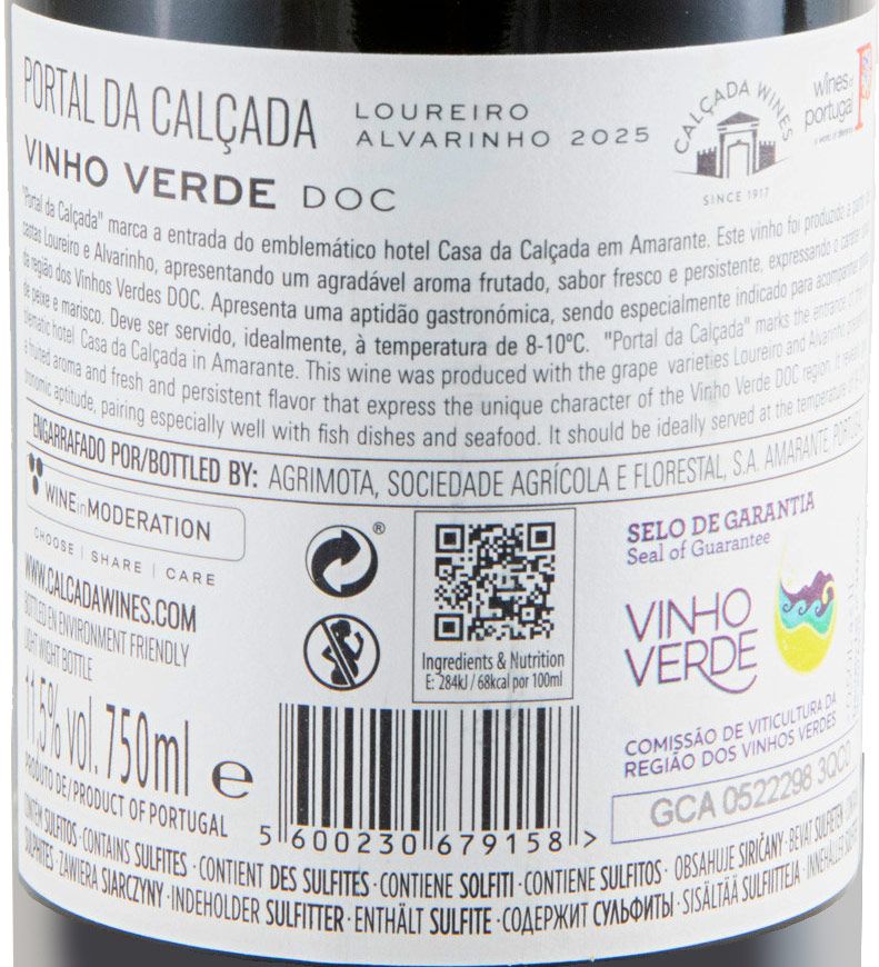 2025 Portal da Calçada Loureiro & Alvarinho branco