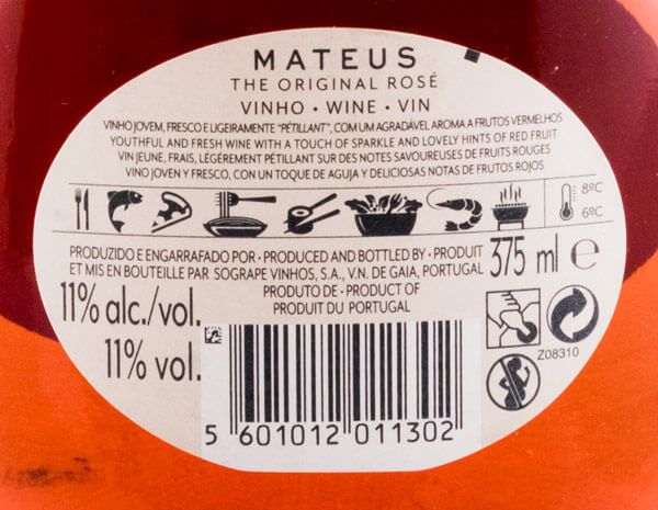 Mateus Rose 37.5cl