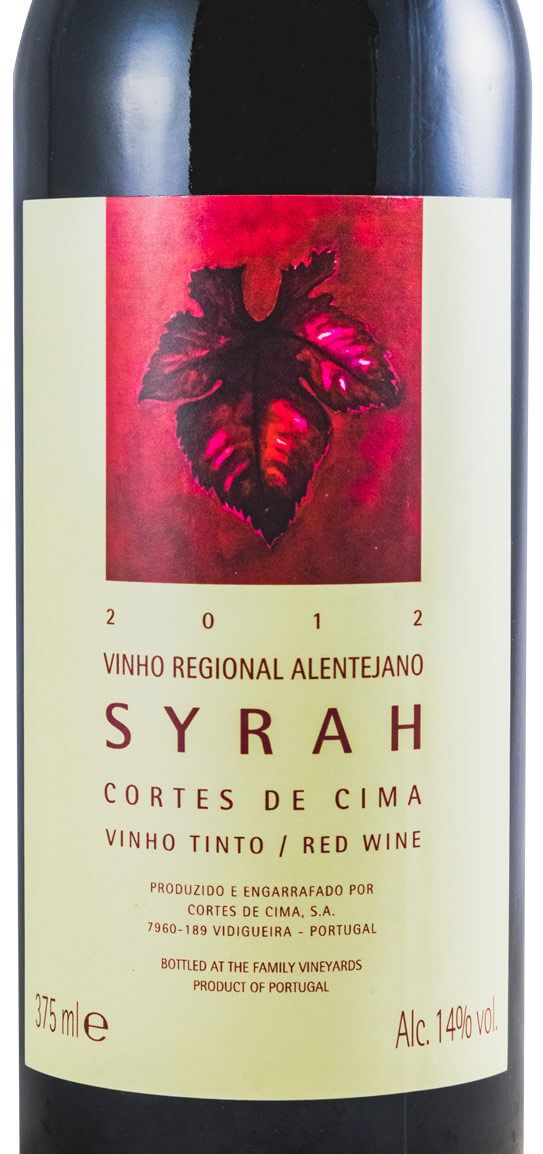2012 Cortes de Cima Syrah red 37.5cl