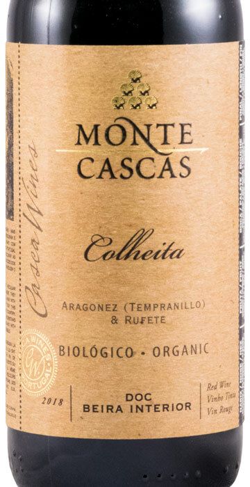 2018 Monte Cascas organic red 18.7cl