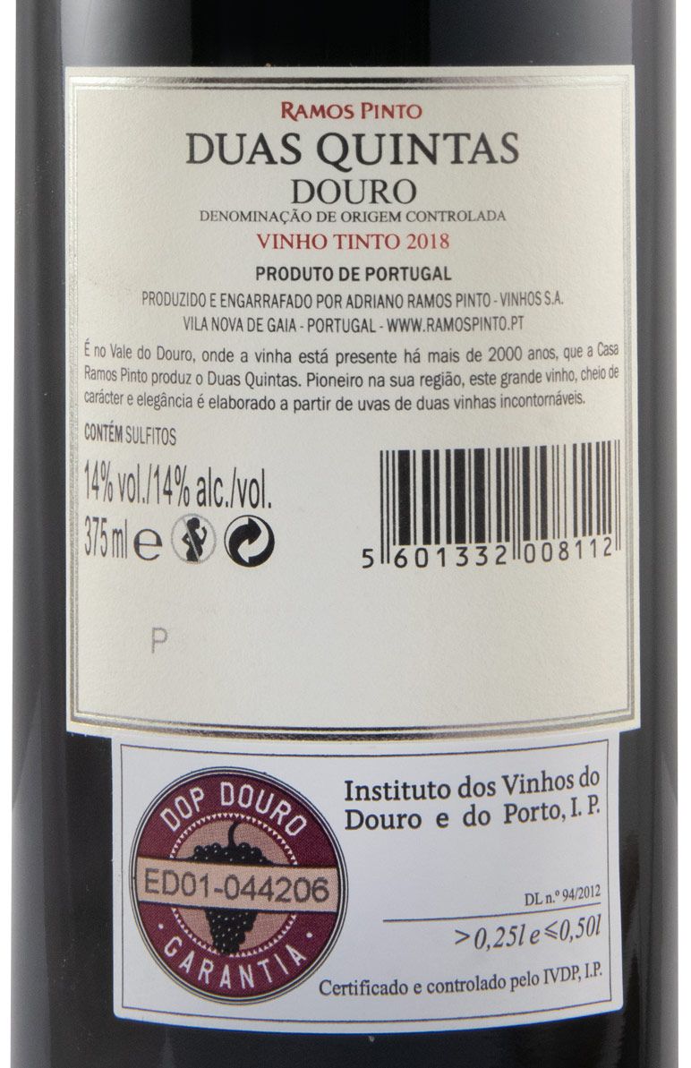 2018 Duas Quintas red 37.5cl