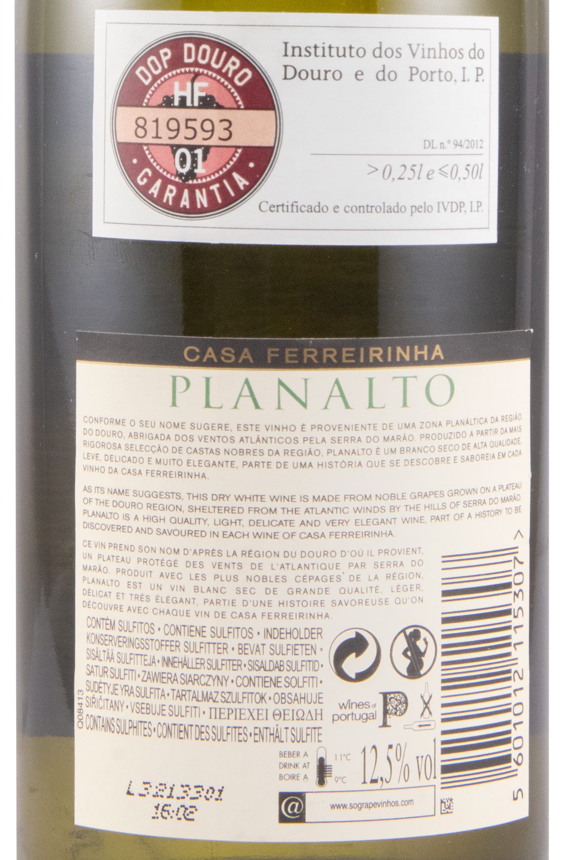 2021 Planalto Reserva white 37.5cl