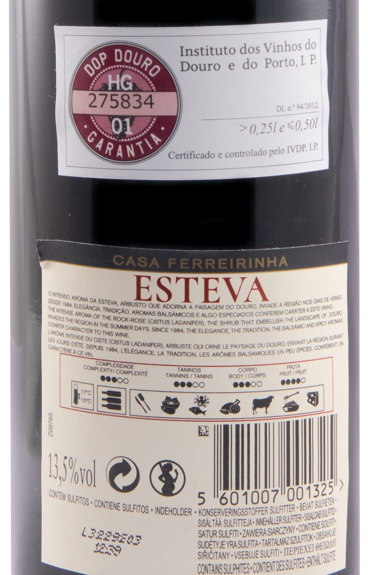 2020 Casa Ferreirinha Esteva tinto 37,5cl