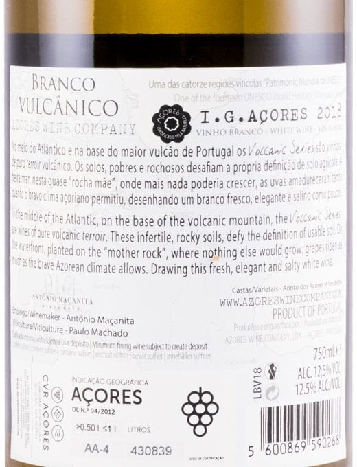 2018 Branco Vulcânico white