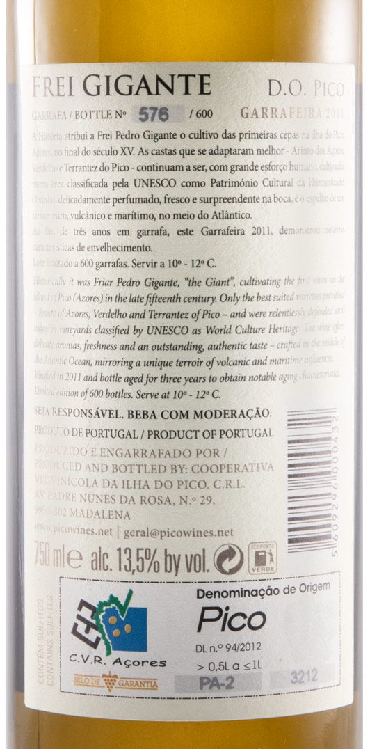 2011 Frei Gigante Garrafeira white
