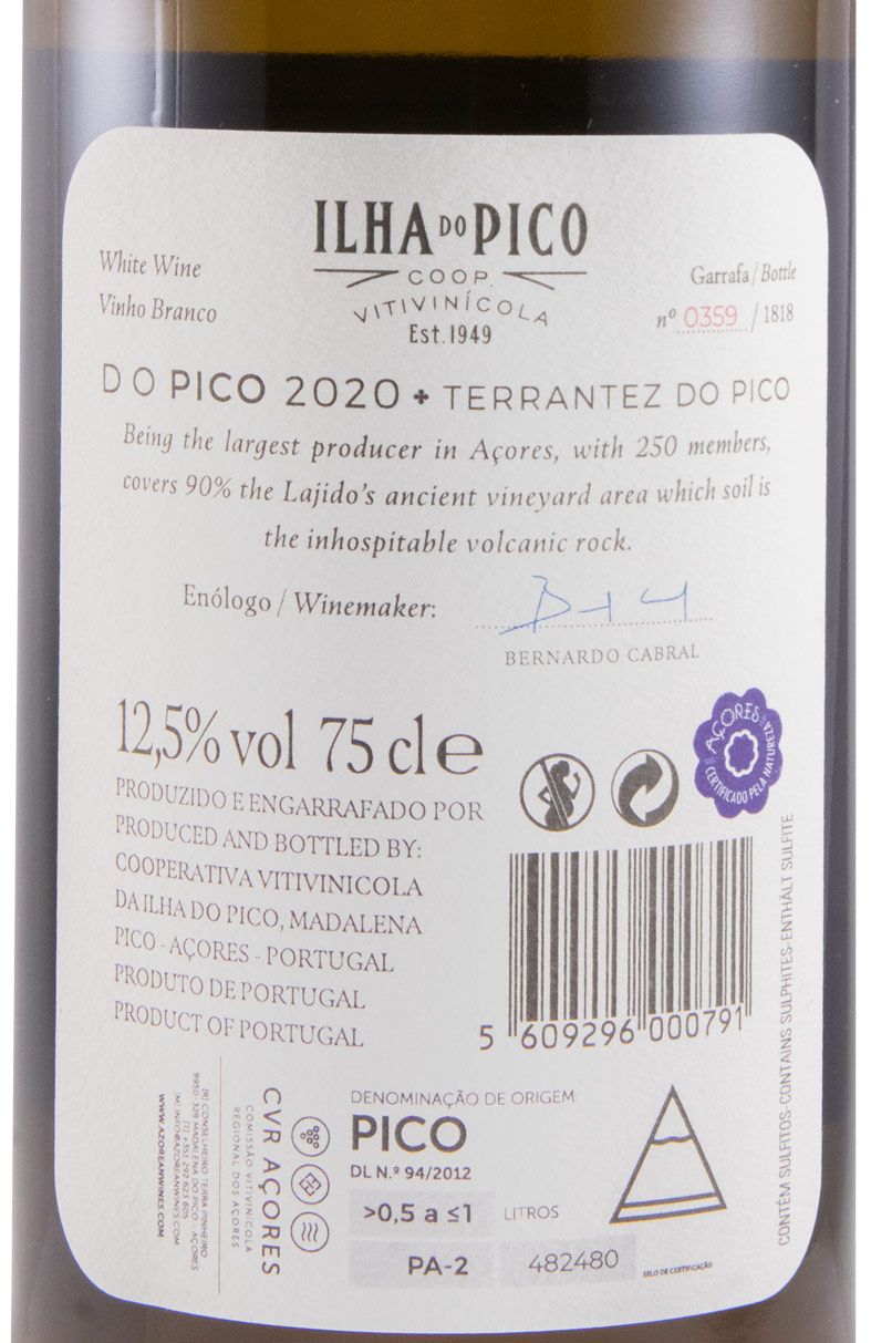 2020 Picowines Terrantez do Pico white