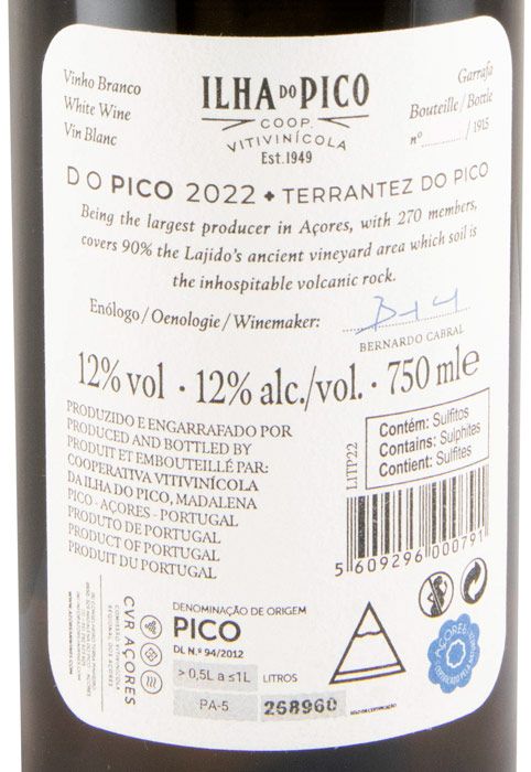2022 Picowines Terrantez do Pico white