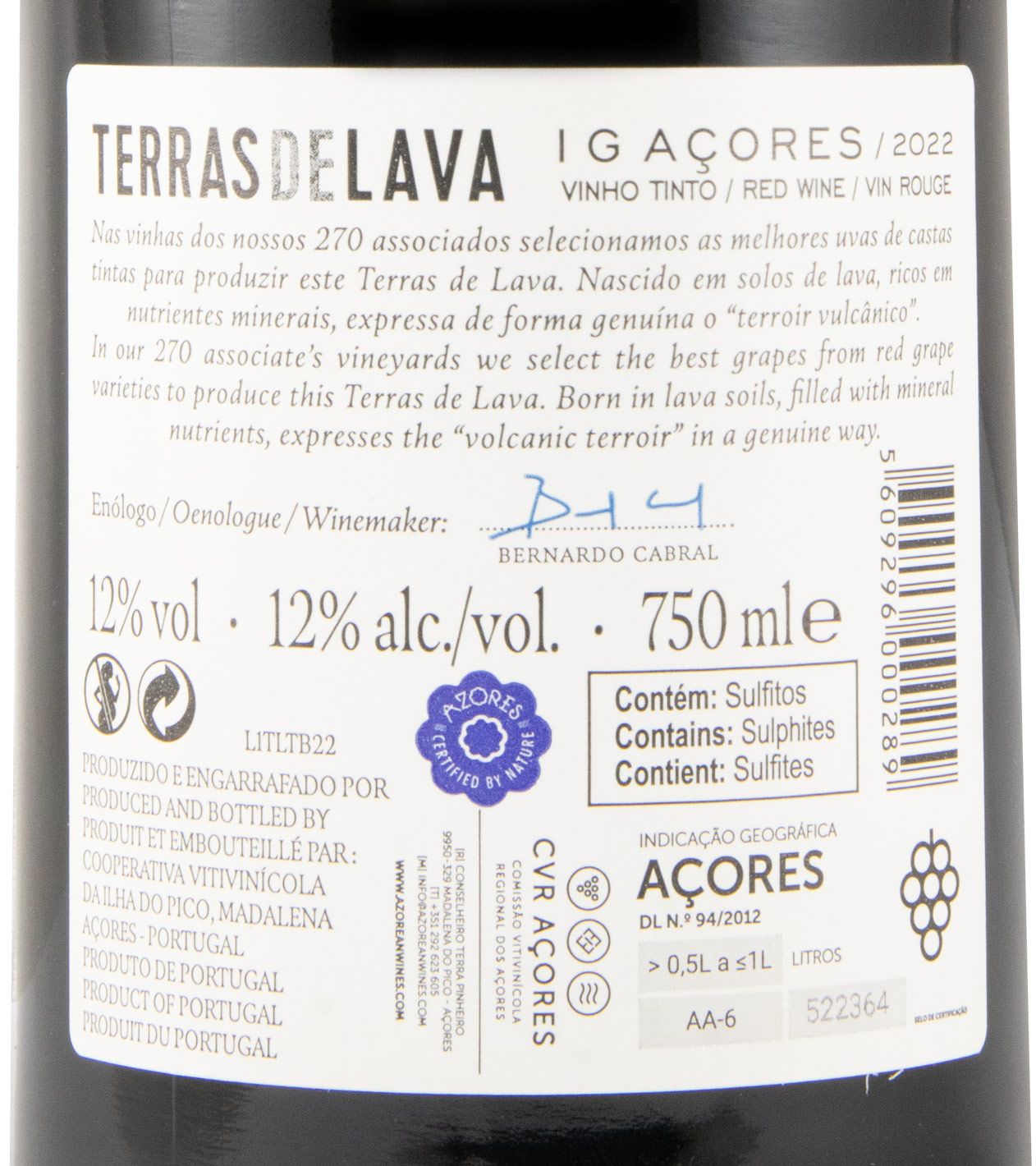 2022 Terras de Lava red