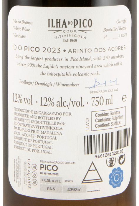 2023 Picowines Arinto dos Açores branco