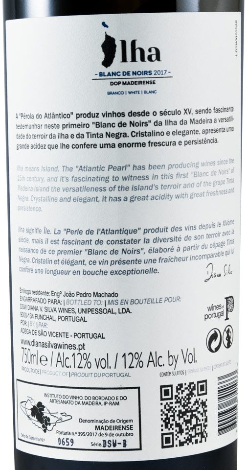 2017 Ilha Blanc de Noirs branco