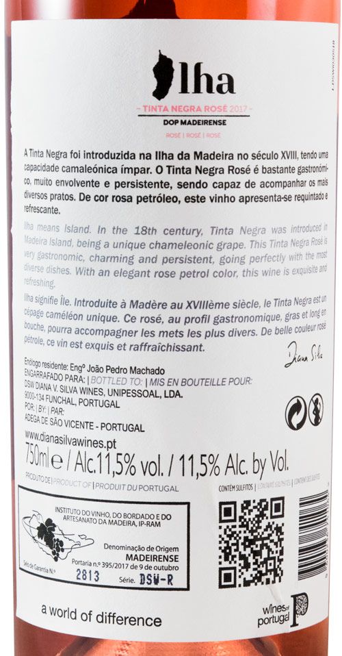 2017 Ilha Tinta Negra rosé