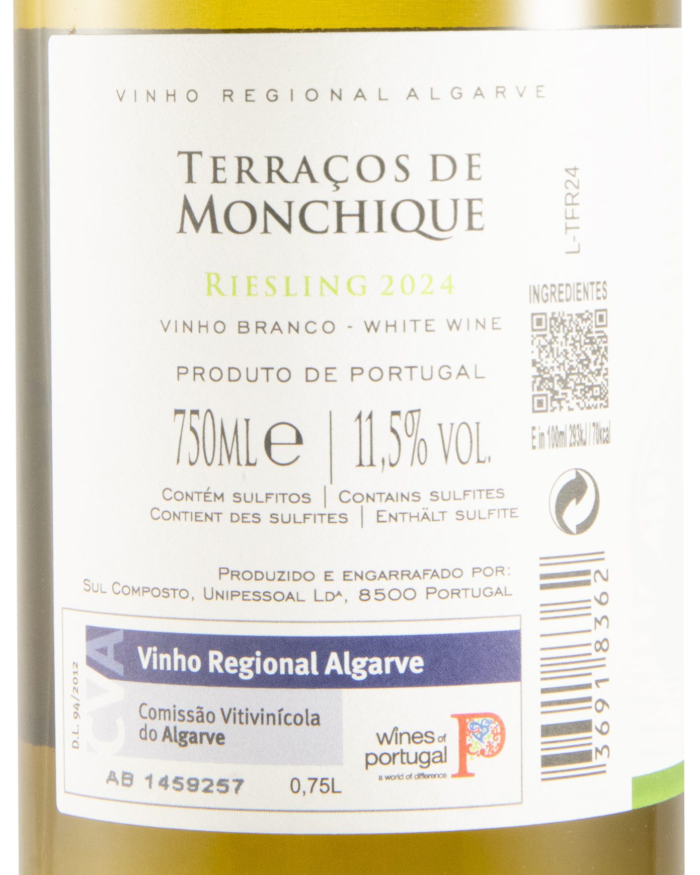 2024 Terraços de Monchique Riesling branco