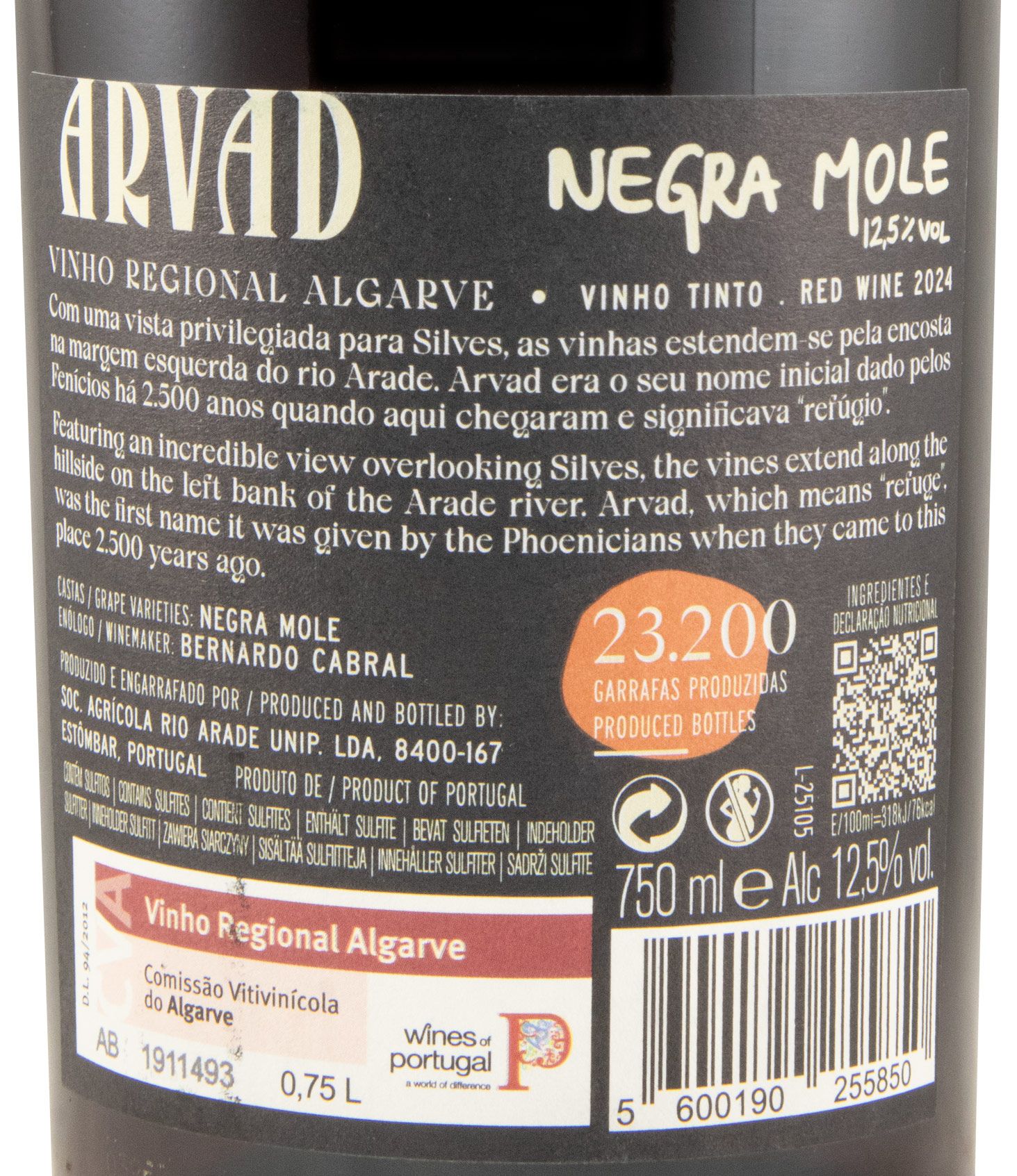 2024 Arvad Negra Mole tinto