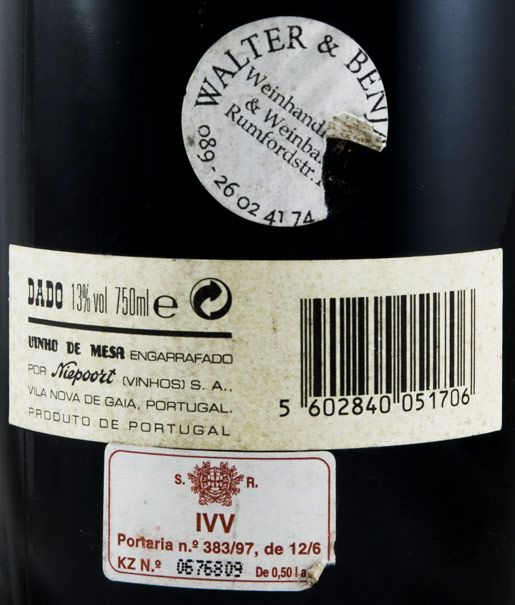 Álvaro de Castro & Dirk Niepoort Dado Quarto Dado red