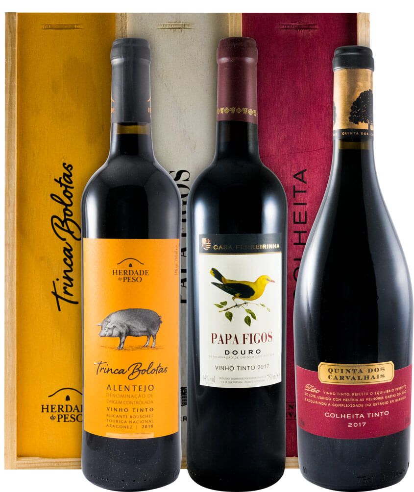 Pack Trinca Bolotas + Papa Figos + Quinta dos Carvalhais red