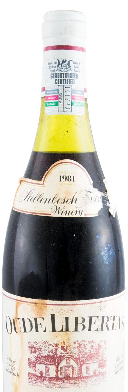1981 Oude Libertas Pinotage Stellenbosh tinto