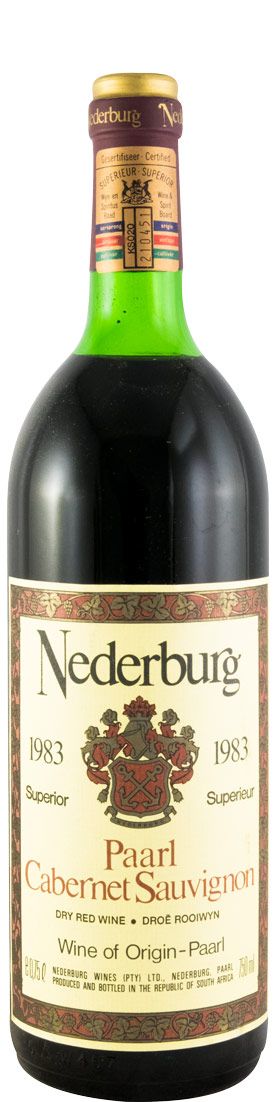 1983 Nederburg Cabernet Sauvignon Paarl tinto