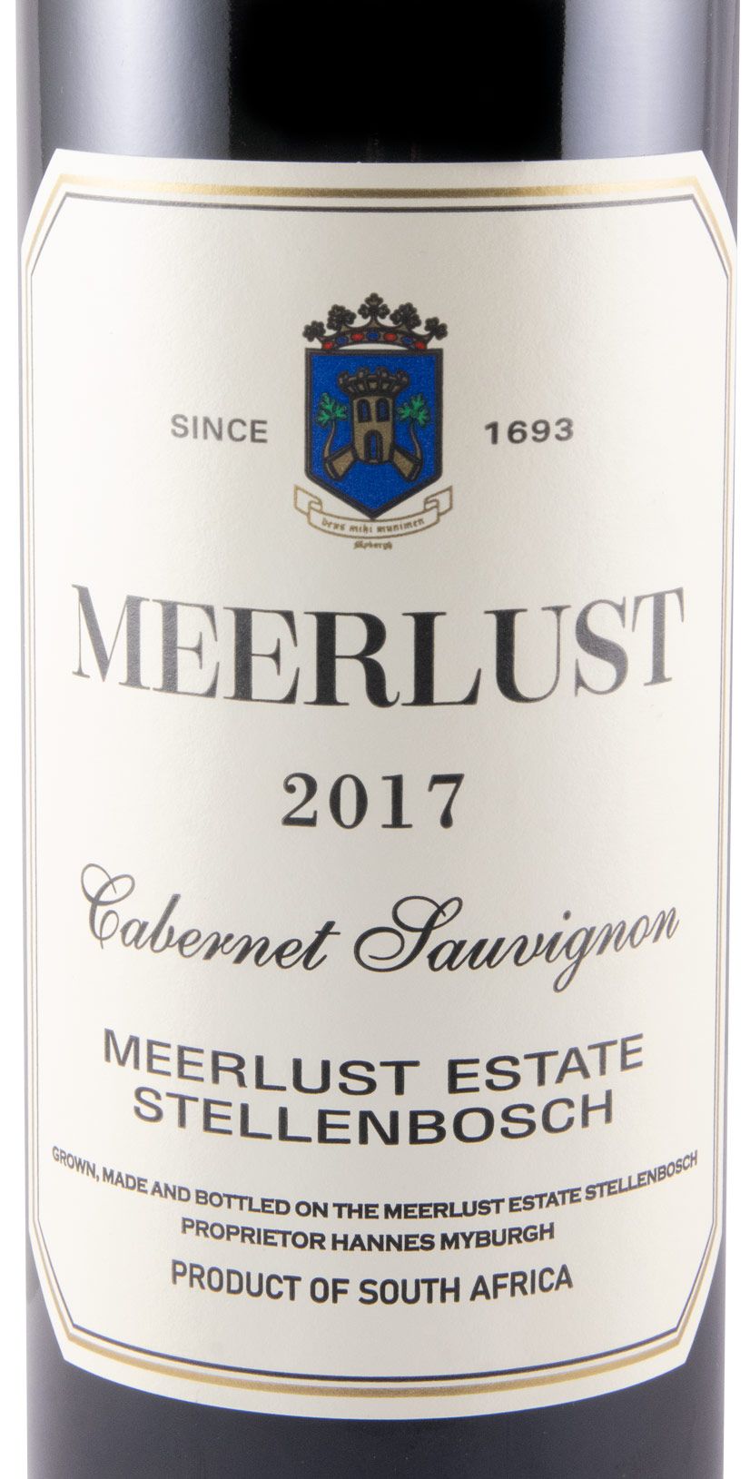 2017 Meerlust Cabernet Sauvignon tinto