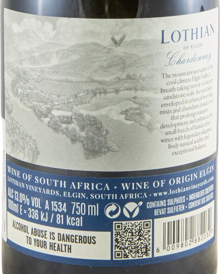 2021 Lothian of Elgin Vineyard Selection Chardonnay branco