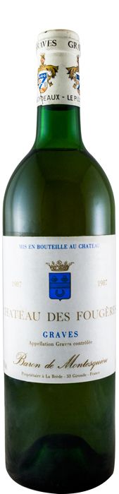 1987 Château de Fougères Baron de Montesquieu branco