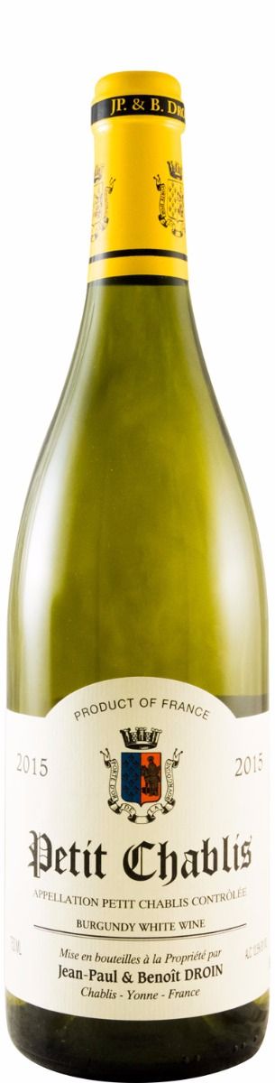 2015 Jean-Paul & Benoît Droin Petit Chablis white