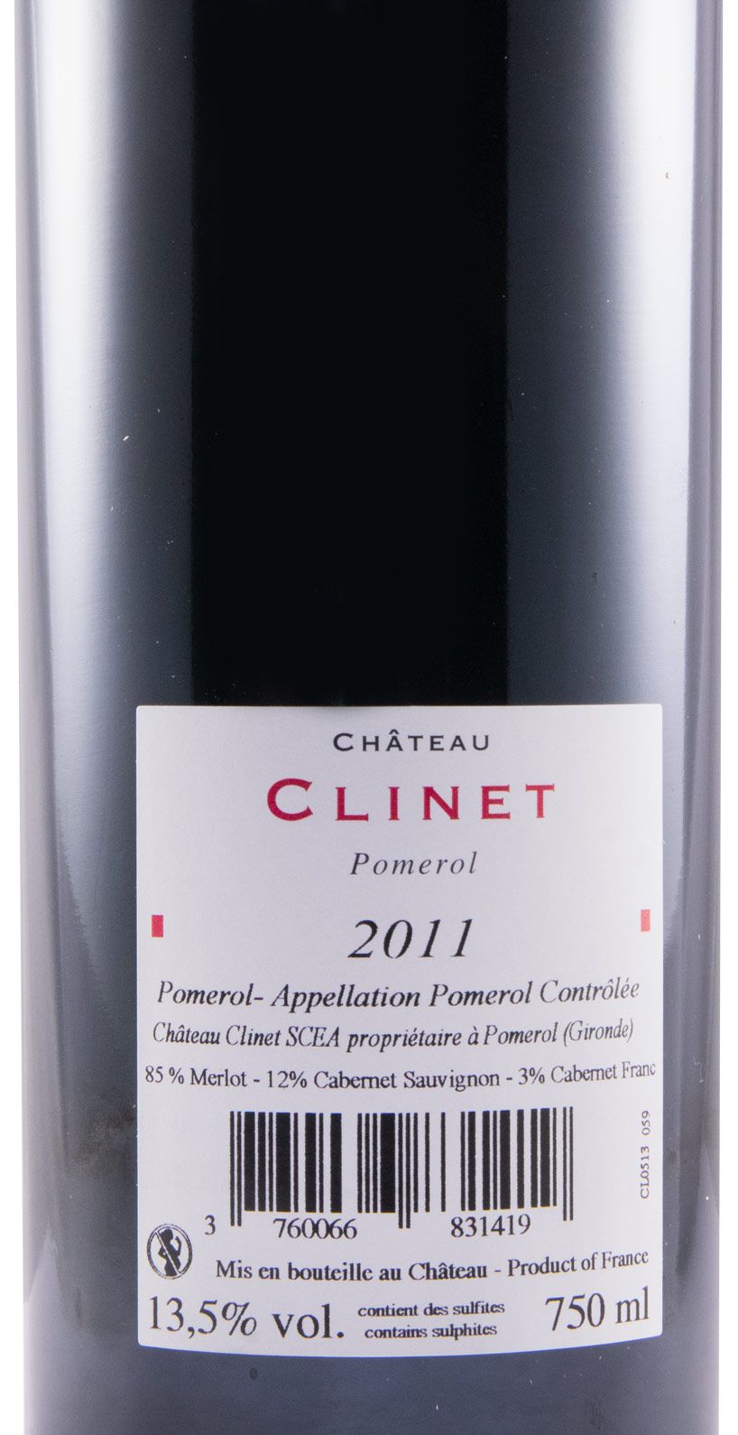2011 Château Clinet Pomerol tinto